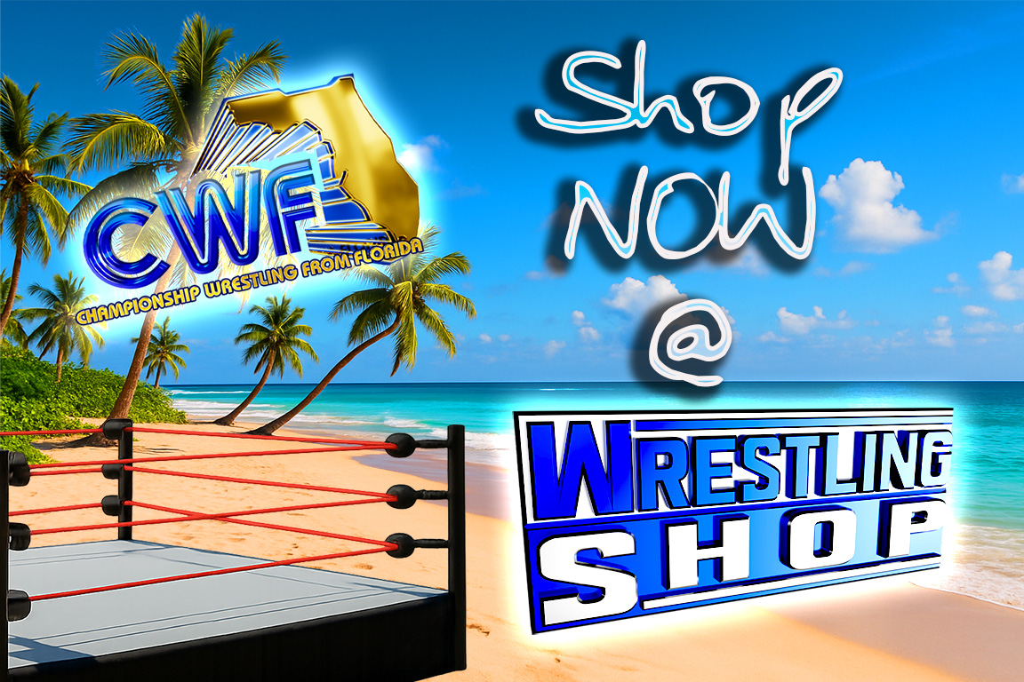 Official Championship Wrestling from Florida merchandise — old school CWF shirts, hats, and collectibles available now at https://shopwrestling.net.